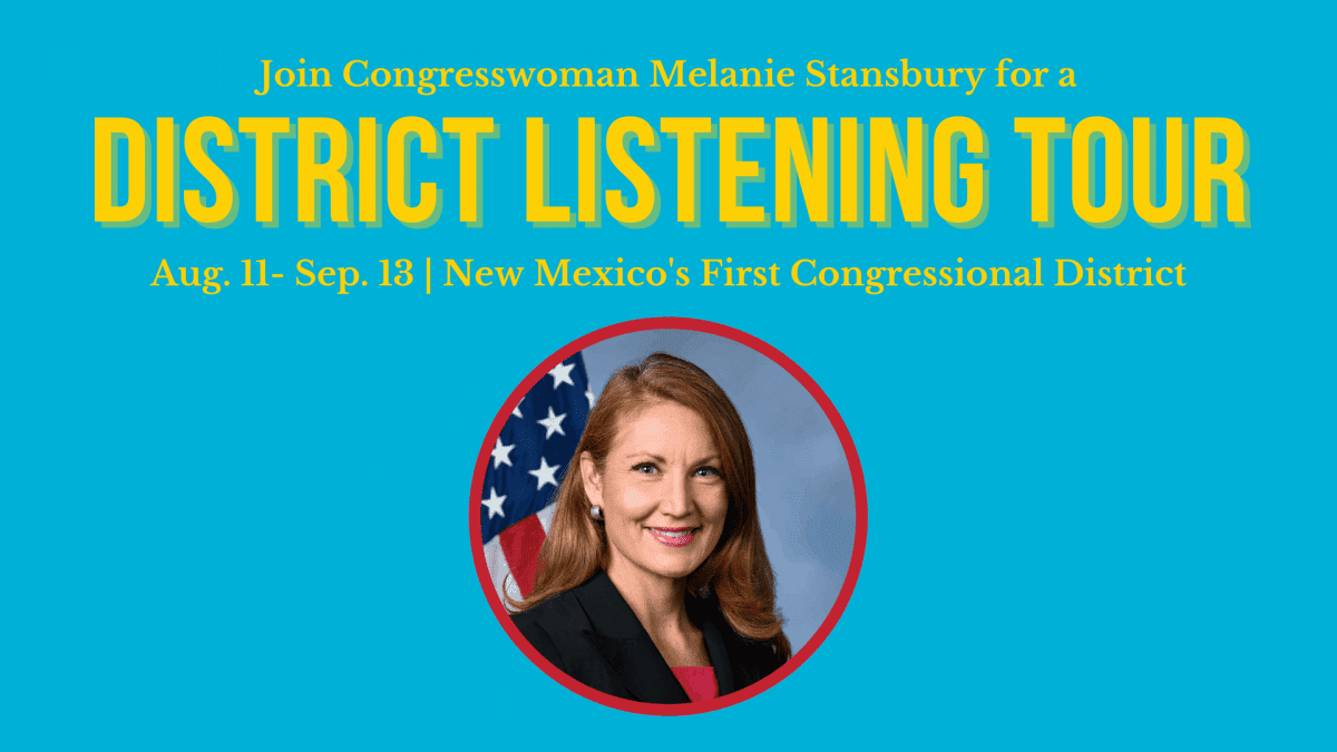 Melanie Stansbury, Congress, Listening Tour, Placitas