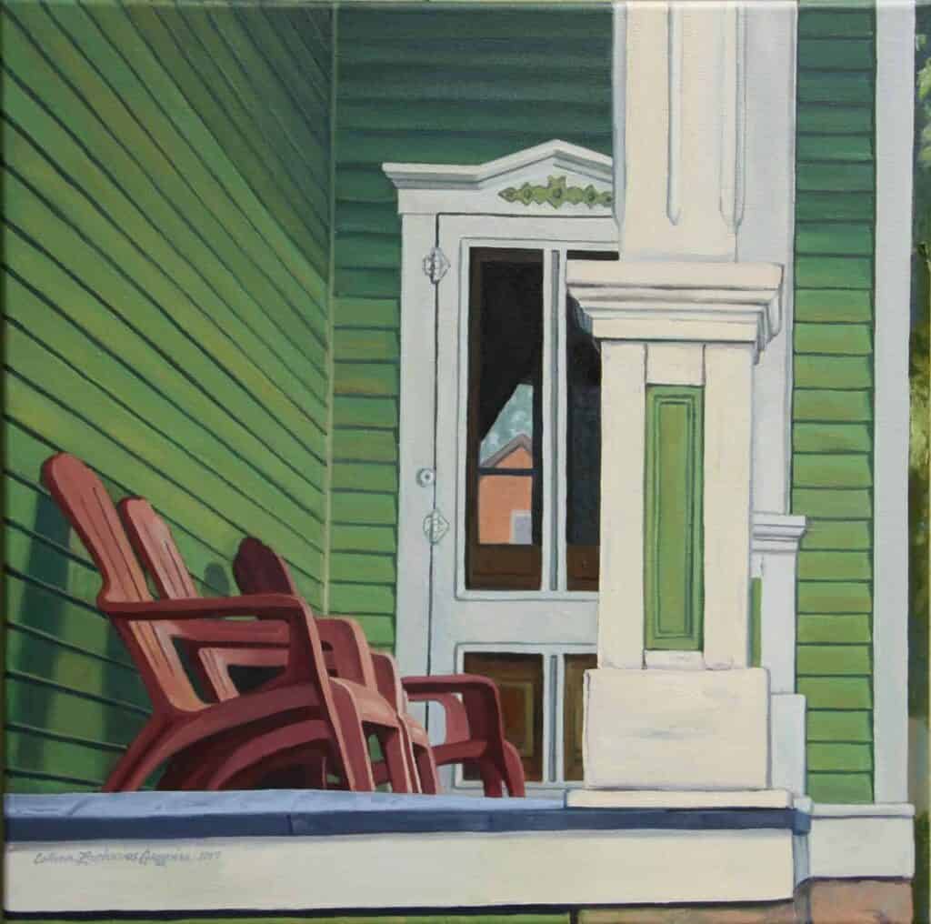 Green-Side-Porch-oil-20x20-950-CZGregoire-scaled