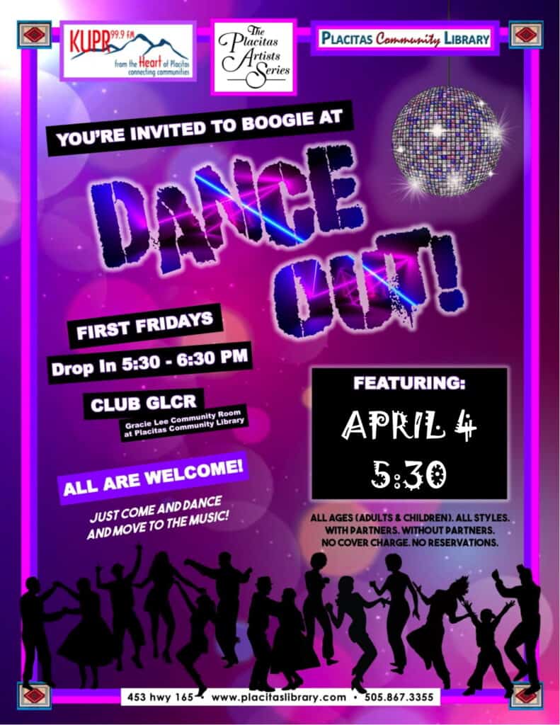 Dance Out flyer April 4