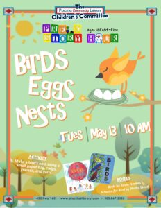 Pre-K Story Time: Celebrate Spring with Birds, Eggs, and Nests