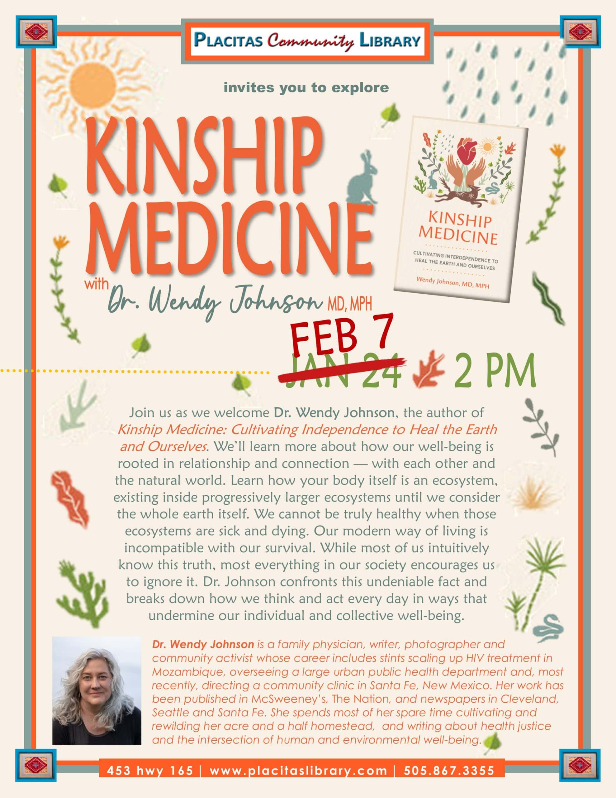 Feb 7 Kinship Medicine flyer